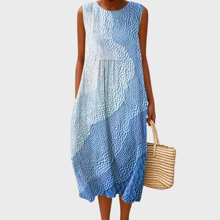 Violetta | Plaid Sleeveless Midi Dress