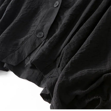 Violetta | V-Neck Button Front Blouse