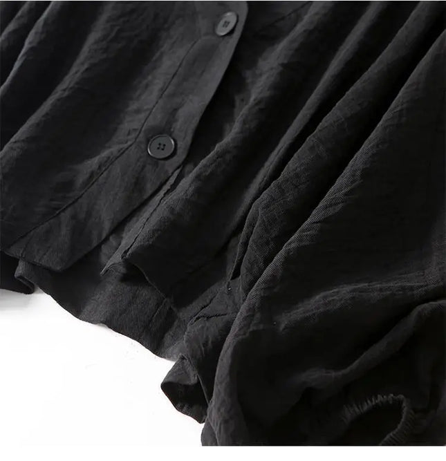 Violetta | V-Neck Button Front Blouse