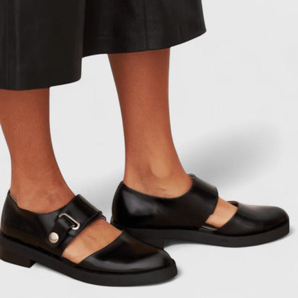Virellaine | Modern Comfort Chunky Mary Jane Flats