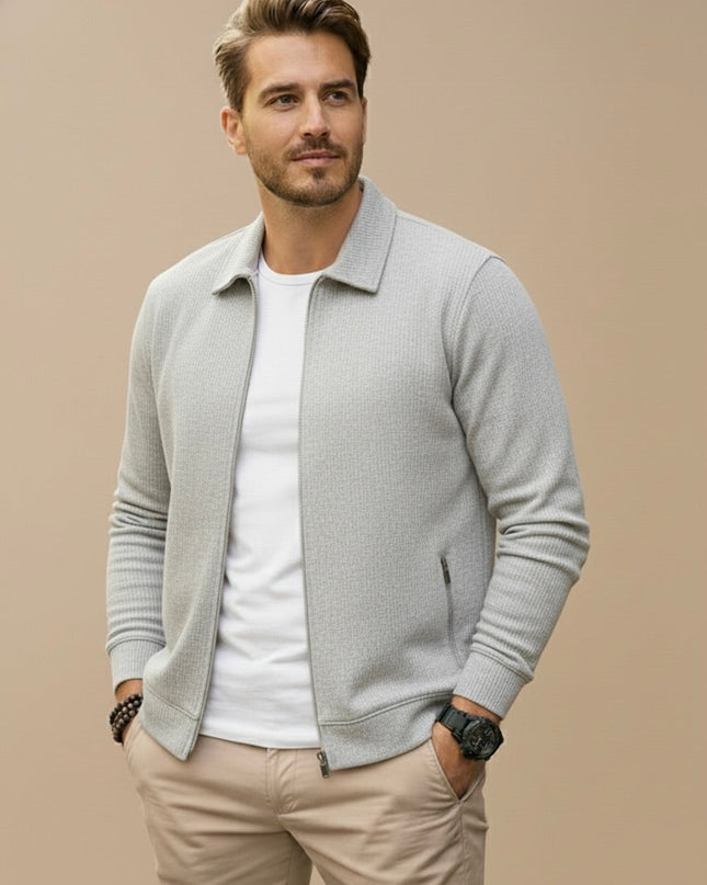 Viremont | Smart Comfort Men's Zip Knit Jacket