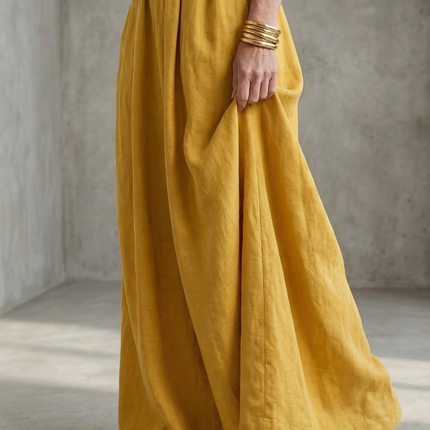 Wanda | Cross Front Wide Leg Jumpsuit with Defined Waist