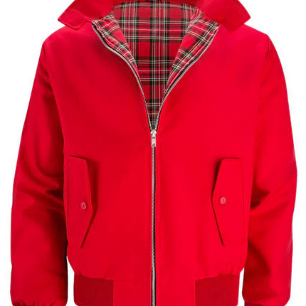 Wesley | Men's Bomber Jacket Stand Collar Plaid Lining Winter