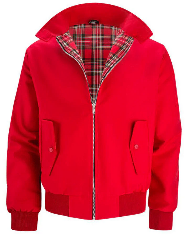 Wesley | Men's Bomber Jacket Stand Collar Plaid Lining Winter