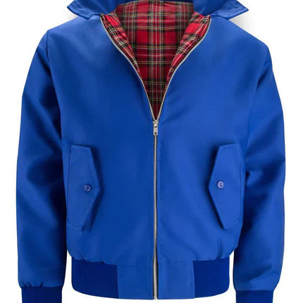 Wesley | Men's Bomber Jacket Stand Collar Plaid Lining Winter