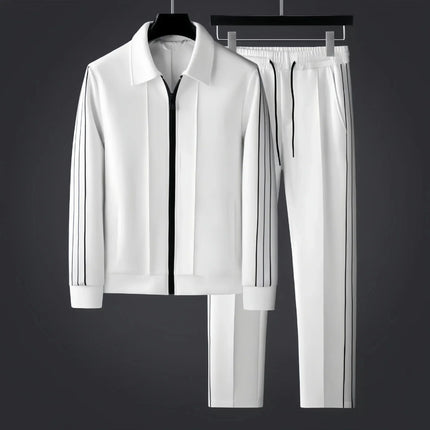 Weston | Men's Side Stripe Tracksuit Set