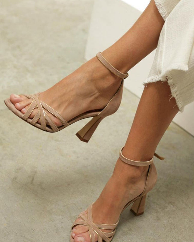 Women’s Ankle Strap Block Heel Sandals