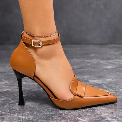 Women’s Ankle Strap Pointed Toe Heels