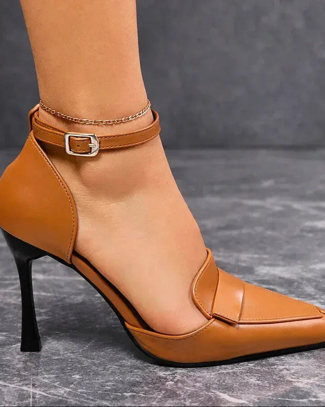 Women’s Ankle Strap Pointed Toe Heels