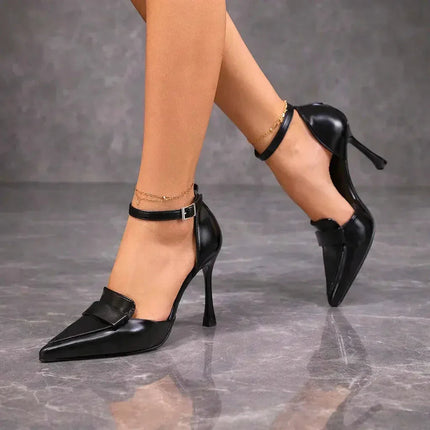 Women’s Ankle Strap Pointed Toe Heels