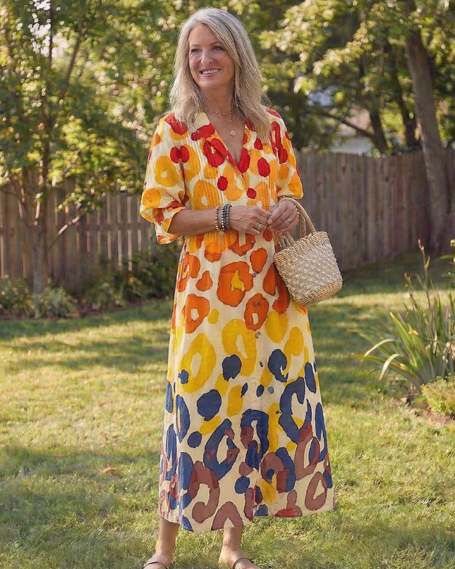 Women’s Bohemian Print Maxi Dress