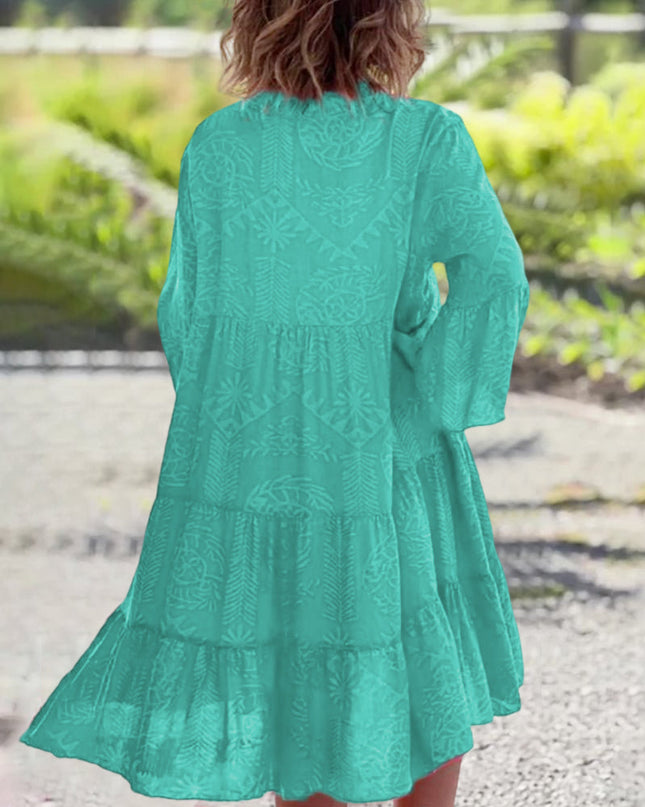 Women’s Boho Print Tunic Dress