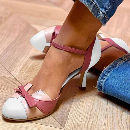 Women’s Bow Detail Ankle Strap Heels