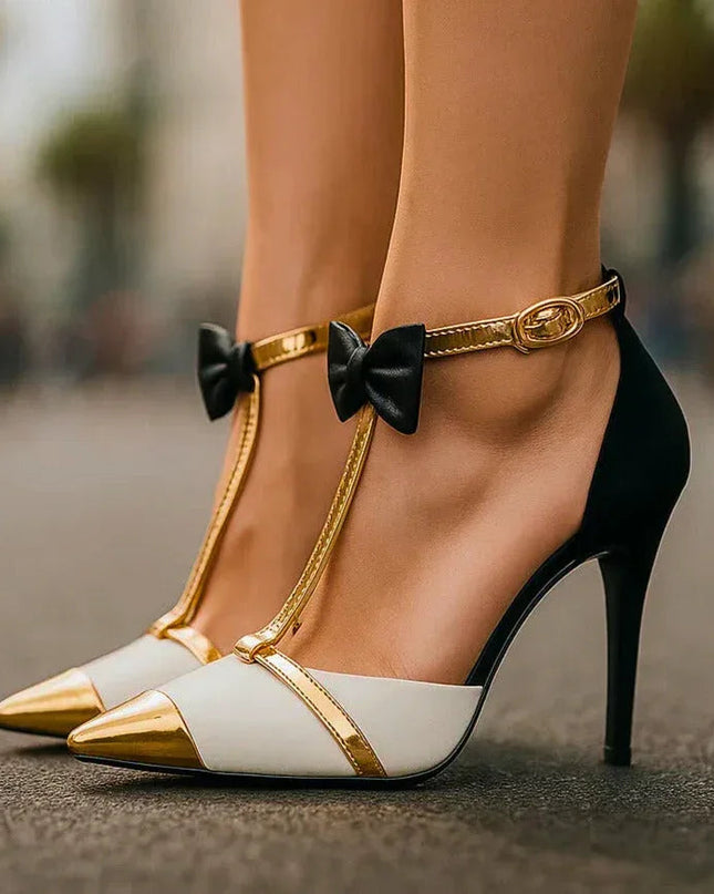 Women’s Bow Detail Pointed Toe Heels