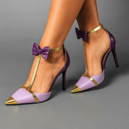 Women’s Bow Detail Pointed Toe Heels