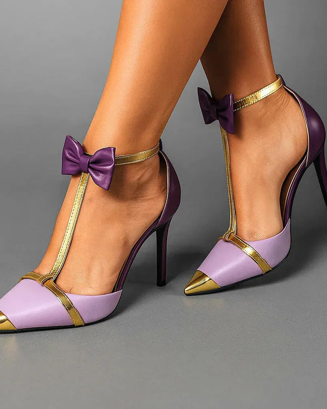 Women’s Bow Detail Pointed Toe Heels