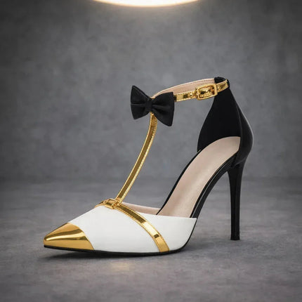 Women’s Bow Detail Pointed Toe Heels