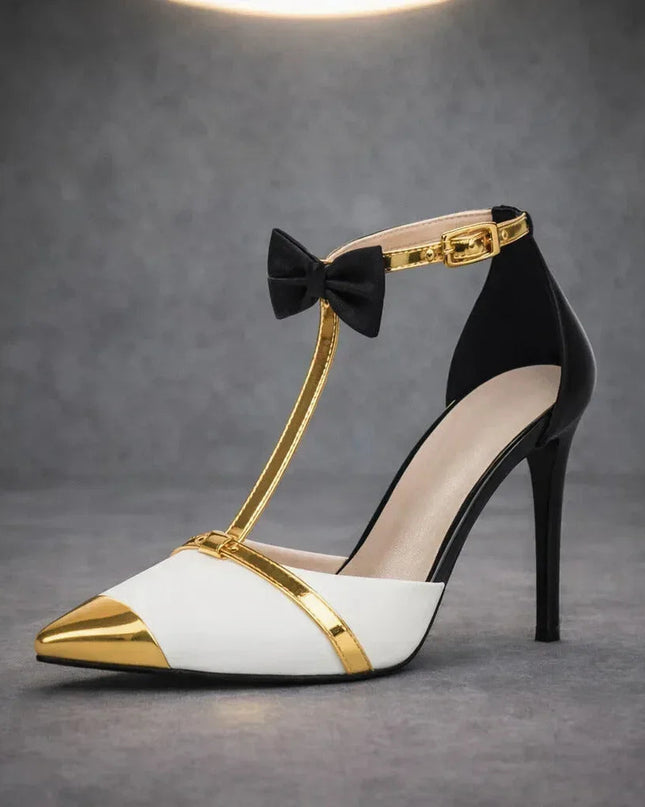 Women’s Bow Detail Pointed Toe Heels
