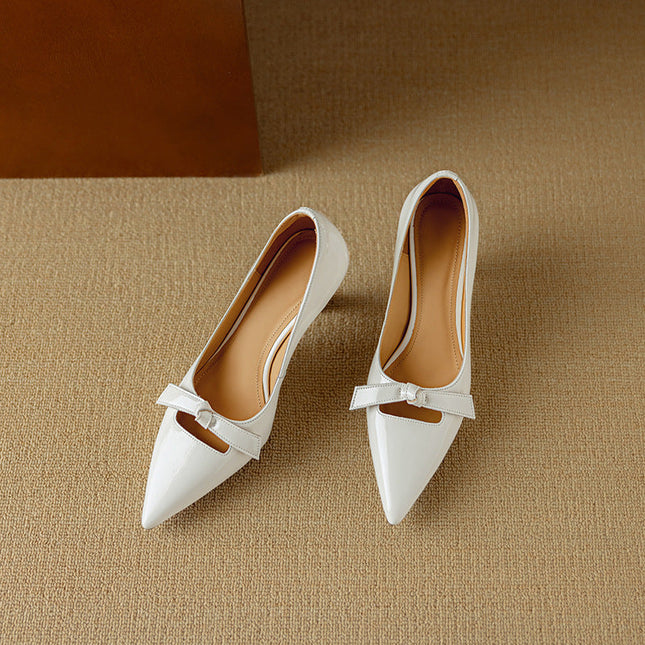 Women’s Bow Detail Pointed Toe Slingbacks