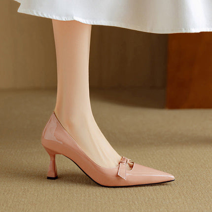 Women’s Bow Detail Pointed Toe Slingbacks