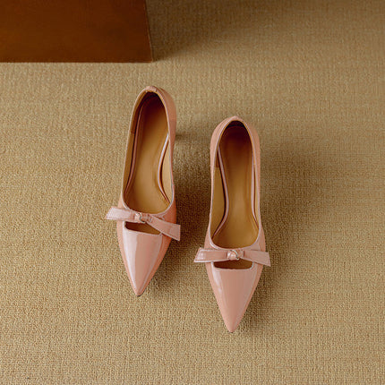 Women’s Bow Detail Pointed Toe Slingbacks