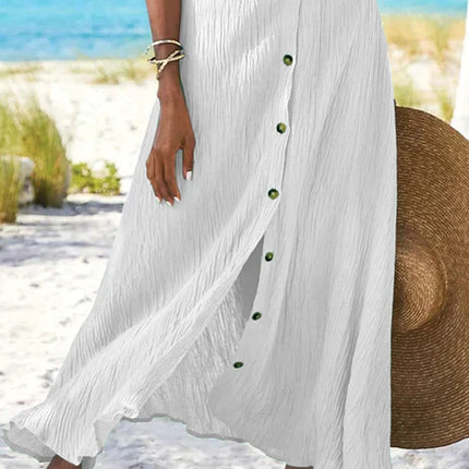 Women’s Button Front Maxi Skirt