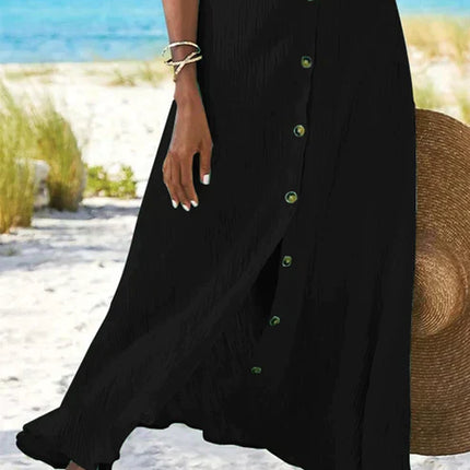 Women’s Button Front Maxi Skirt