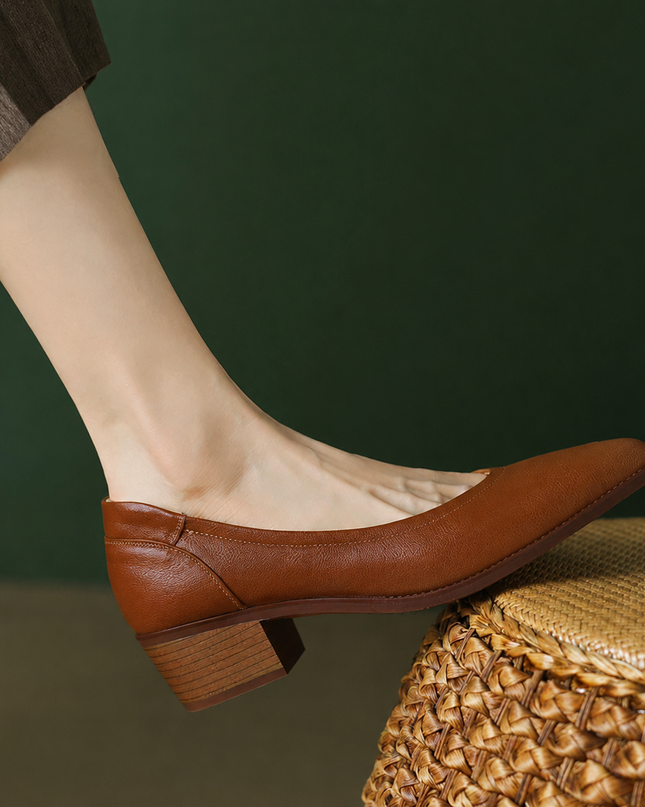 Women’s Comfort Fit Block Heel Pumps