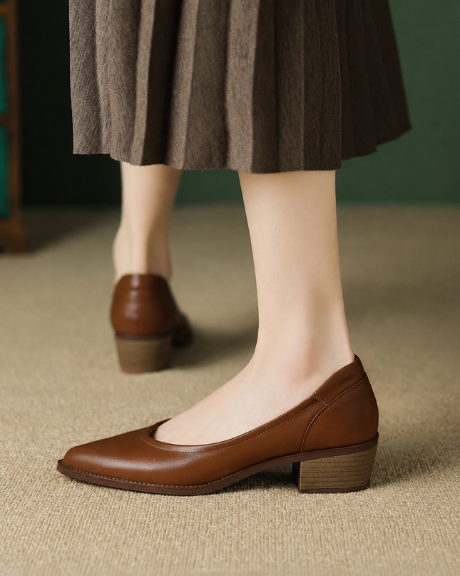 Women’s Comfort Fit Block Heel Pumps