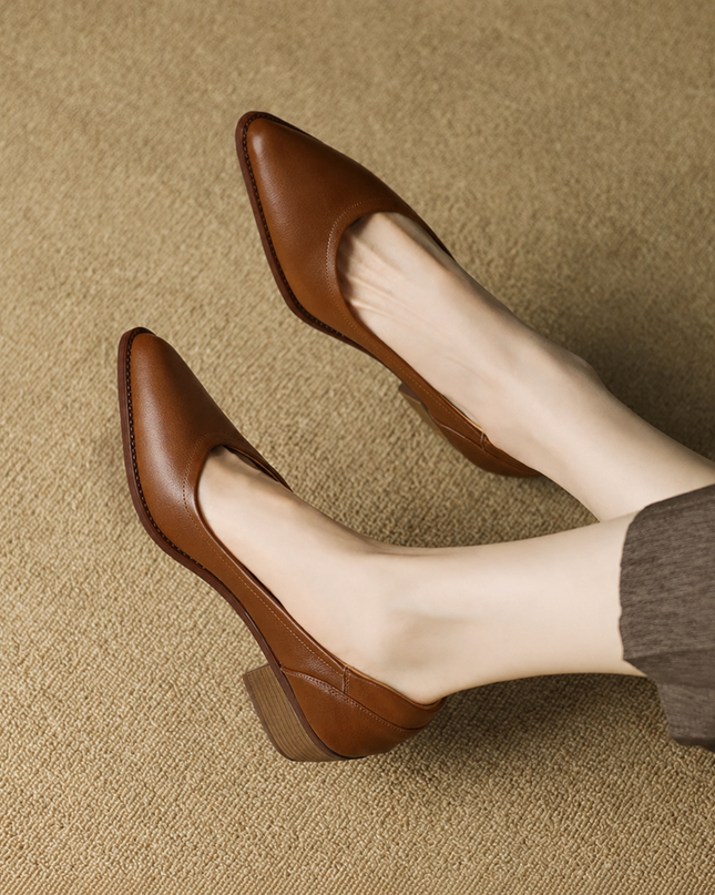 Women’s Comfort Fit Block Heel Pumps