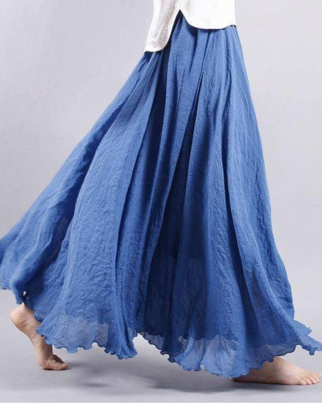 Women’s Crinkle Flow Maxi Skirt