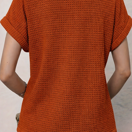 Women’s Crochet Lace Panel Knit Top