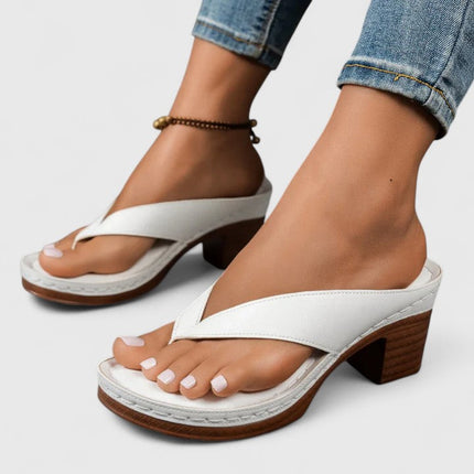 Women’s Cross Strap Block Heel Sandals