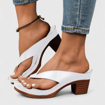 Women’s Cross Strap Block Heel Sandals
