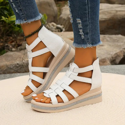 Women’s Cutout Gladiator Platform Sandals