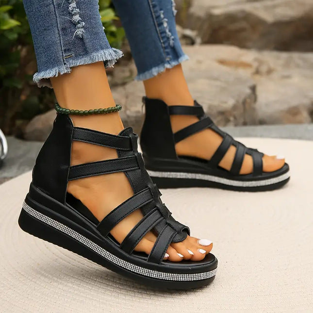 Women’s Cutout Gladiator Platform Sandals