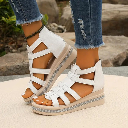 Women’s Cutout Gladiator Platform Sandals