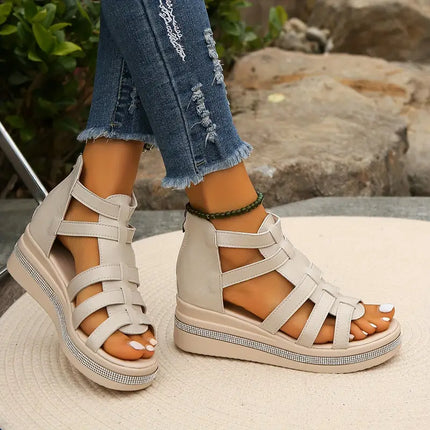 Women’s Cutout Gladiator Platform Sandals