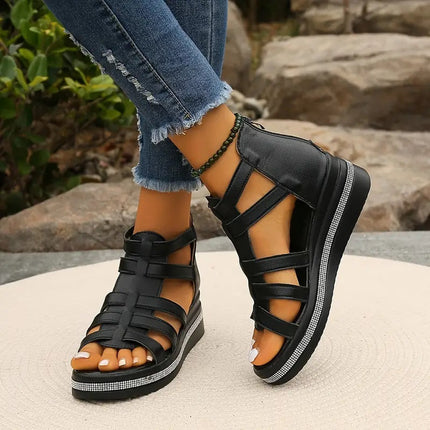 Women’s Cutout Gladiator Platform Sandals