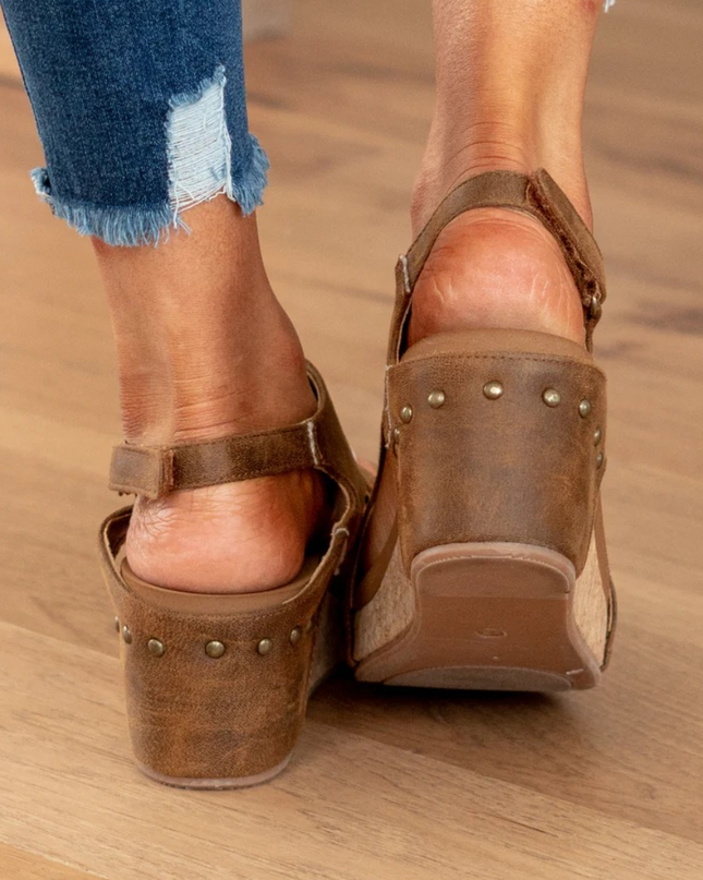 Women’s Cutout Wedge Platform Sandals