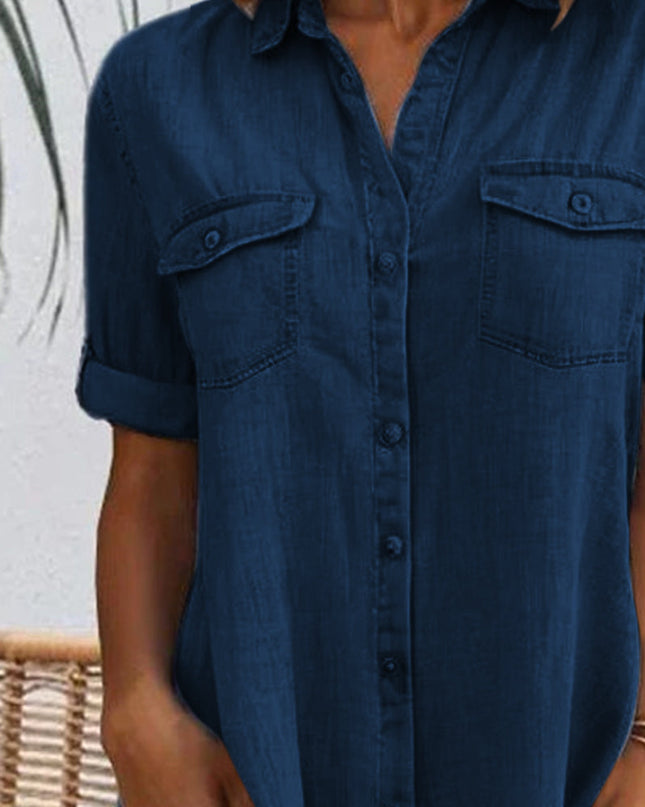 Women’s Denim Shirt Dress