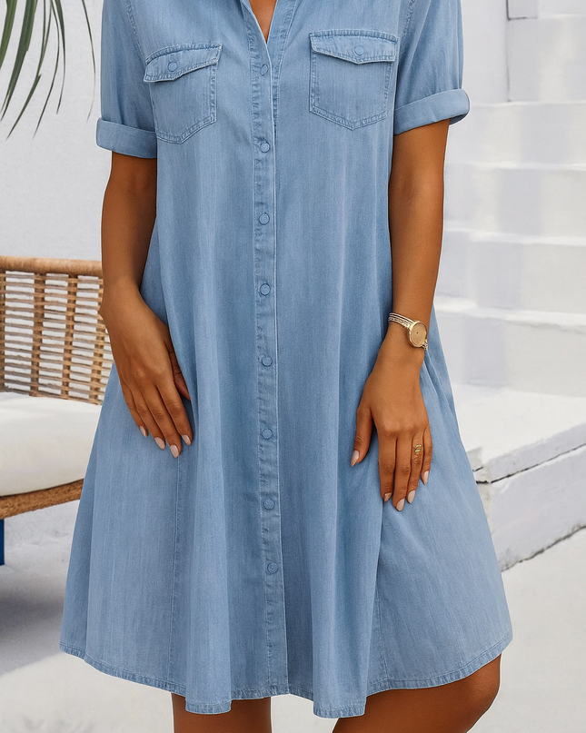 Women’s Denim Shirt Dress