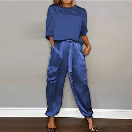 Women’s Drawstring Cargo Lounge Set