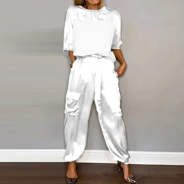 Women’s Drawstring Cargo Lounge Set
