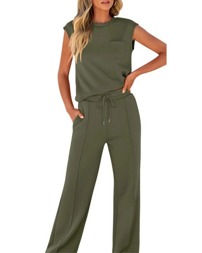 Women’s Drawstring Lounge Set