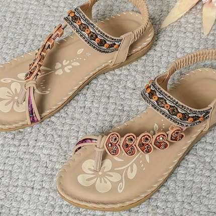 Women’s Embellished Toe Ring Sandals