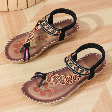 Women’s Embellished Toe Ring Sandals