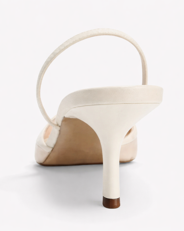 Women’s Embroidered Slingback Kitten Heels