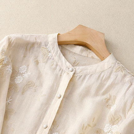 Women’s Floral Layered Hem Blouse