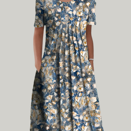 Women’s Floral Pocket Midi Dress